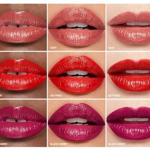 SMASHBOX Black Cherry, Easy, Get Fired Be Legendary Lipstick Limited Edition Set